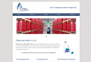 ผลงานเว็บไซต์ Global Asia Pacific Co.,Ltd.